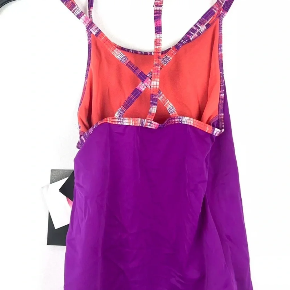Nike Girl’s Two Piece Purple Tankini Swimsuit Set Size Small